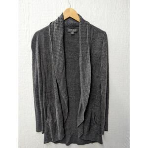 Barefoot Dreams CozyChic Lite Knit Open Cardigan Gray Size XS/S
